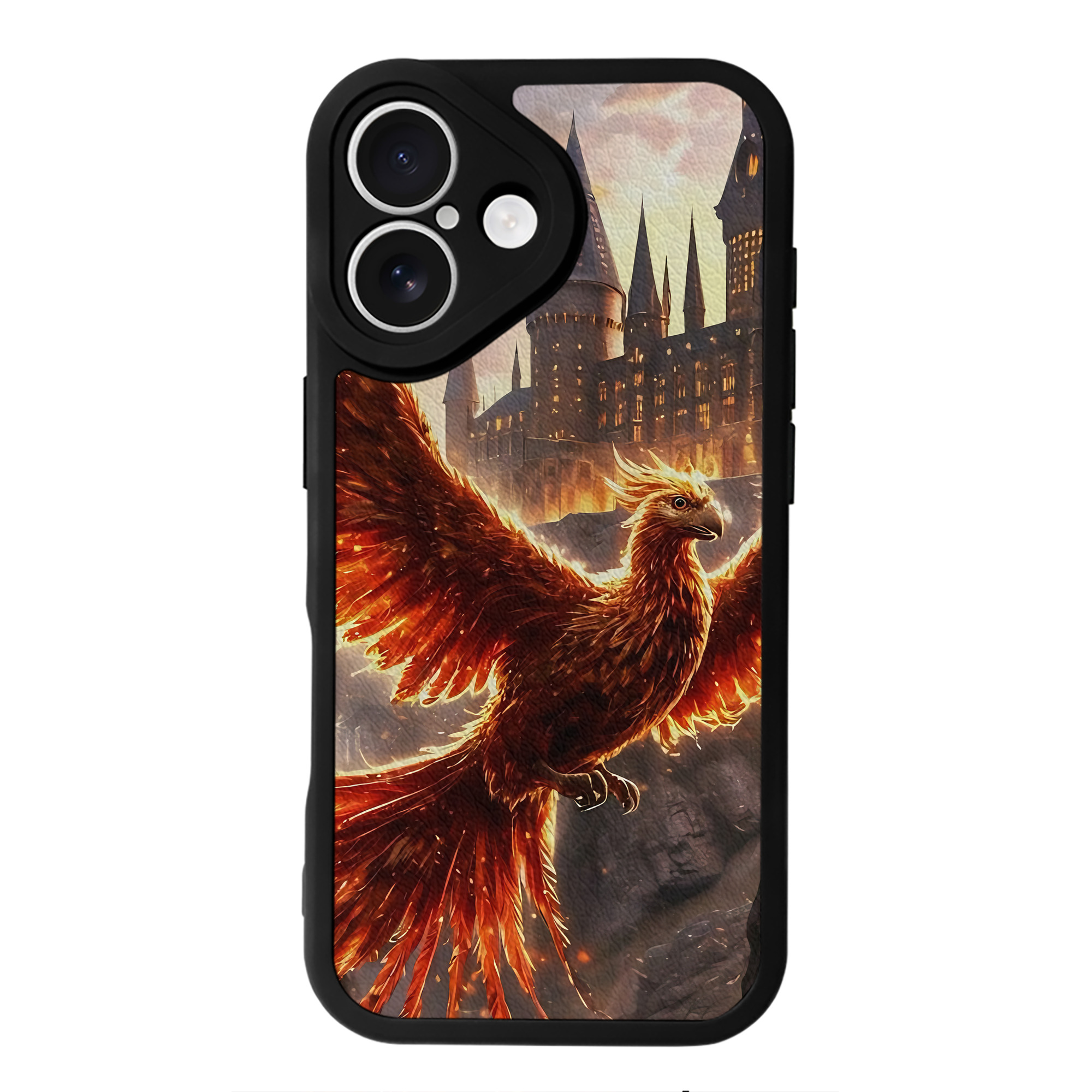 （画像用） Harry Potter ハリー・ポッターシリーズ 【iPhone 16シリーズ対応】シリコンスマホケース（レザー調） 材質：シリコン